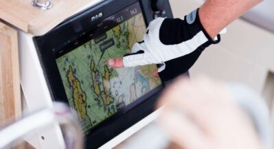 Ploter map w kokpicie